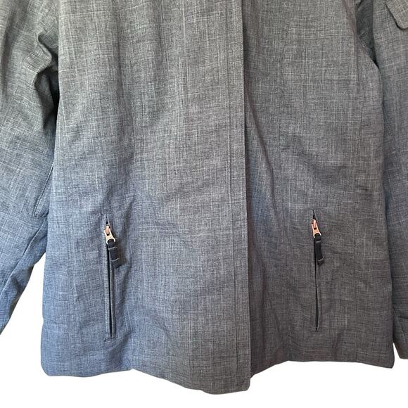 Obermeyer Women’s Brynn Zip Up Warm Insulated Gray Ski Jacket Size 12 - Picture 4 of 16